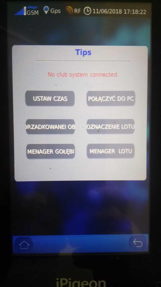 Jeśli zegar nie jest prawidłowo podłączony do twojej (menager club) matki lub nie masz do niego dołączonego unikalnego klucza, aby odblokować matkę, pojawi