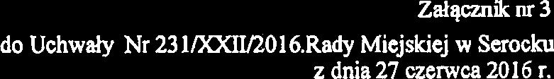 Za4pmik N 3 do UchwaIy Nr 231/XXII/2016.Rady Miejskiej w Serocku z dnia 27 czerwca 2016 r. <?xrnl version=" 1.0" encoding="utf-8"?><wzor nazwa="deklaracj a1 " xmlns="http://www.epuap.gov.