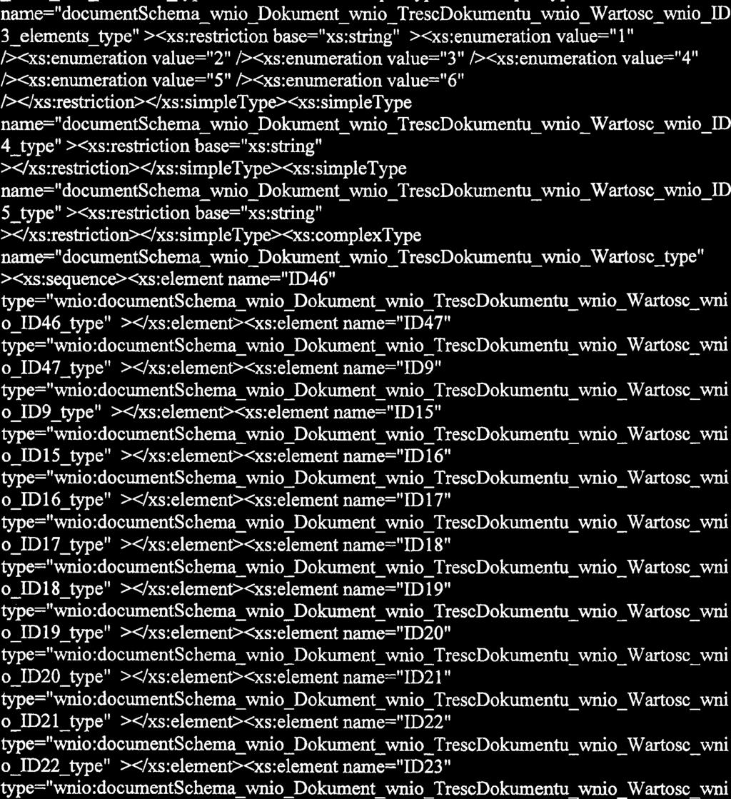 />4xs:restriction></xs:sirnpleType><xs:simpleType name="documentschema~wnio~dokument~wni~~trescdokumen~d 3-type" ><=:list itemtype="wnio:documentschema~wni~~do~osc - wnio-id3-elements-type"