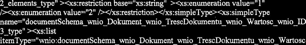 2-elements-type" ><xs:restriction base="xs:string" ><xs:enumeration value=" 1 " Ixxs:enumeration value="2" b</xs:restriction></xs:simpletype><xs:simpletype