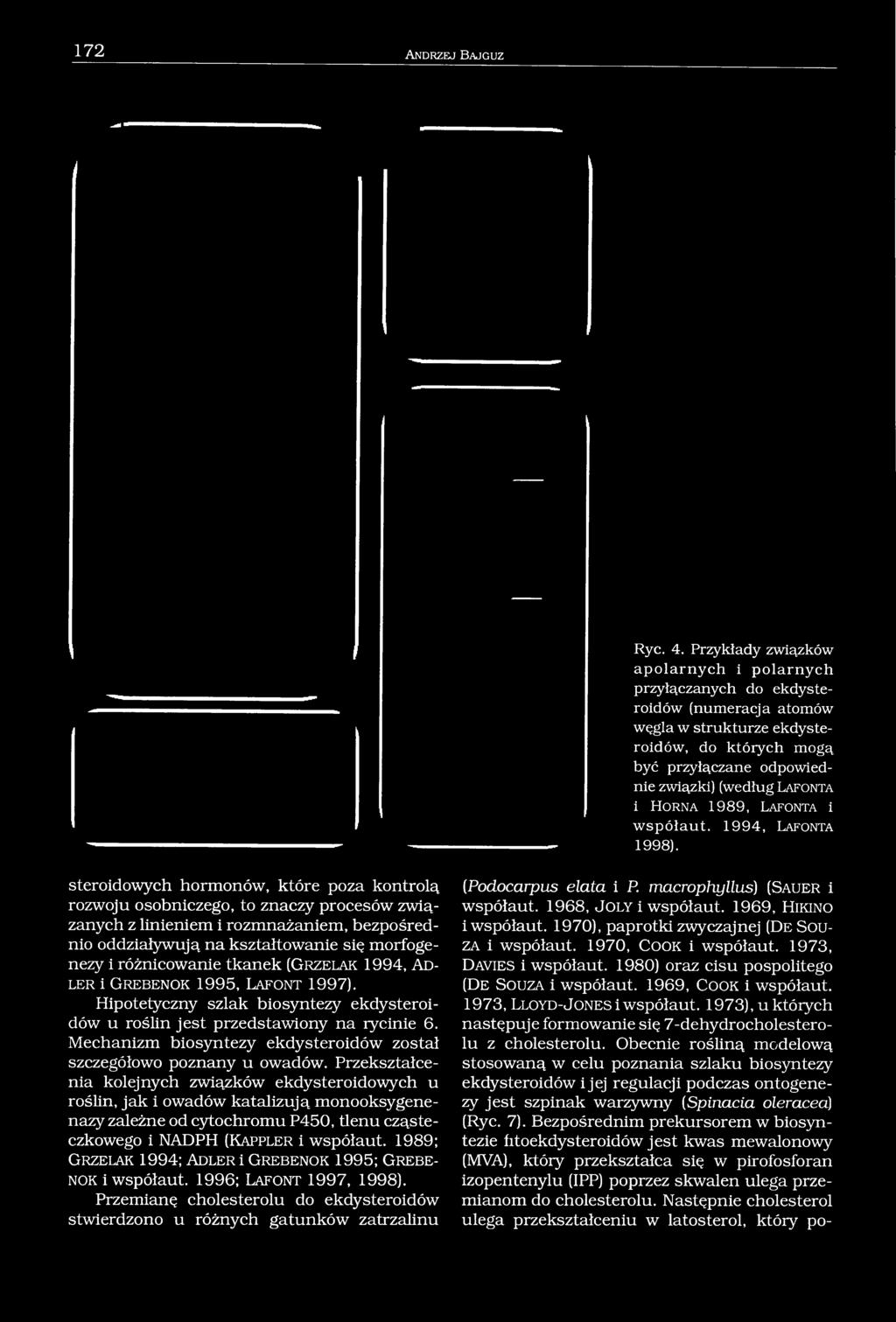a i H o r n a 1989, La f o n t a i w spółaut. 1994, L a f o n t a 1998).