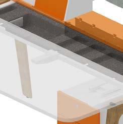 organiser, a secretary box with a sliding door that is placed on the desktop, a felt