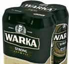 16 99 8-pak 4 -pak 4 -pak Piwo WARKA STRONG 4 x 0,5 l puszka cena za 4-pak 5,50/l 10 99 4-pak 4 -pak Piwo OKOCIM JASNE 4 x 0,5 l puszka cena za 4-pak 4,75/l 8 99 4-pak Piwo LECH FREE 4 x 0,5 l puszka