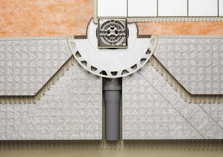 Schlüter -KERDI-SHOWER Odwodnienie natryski bezbrodzikowe 8.