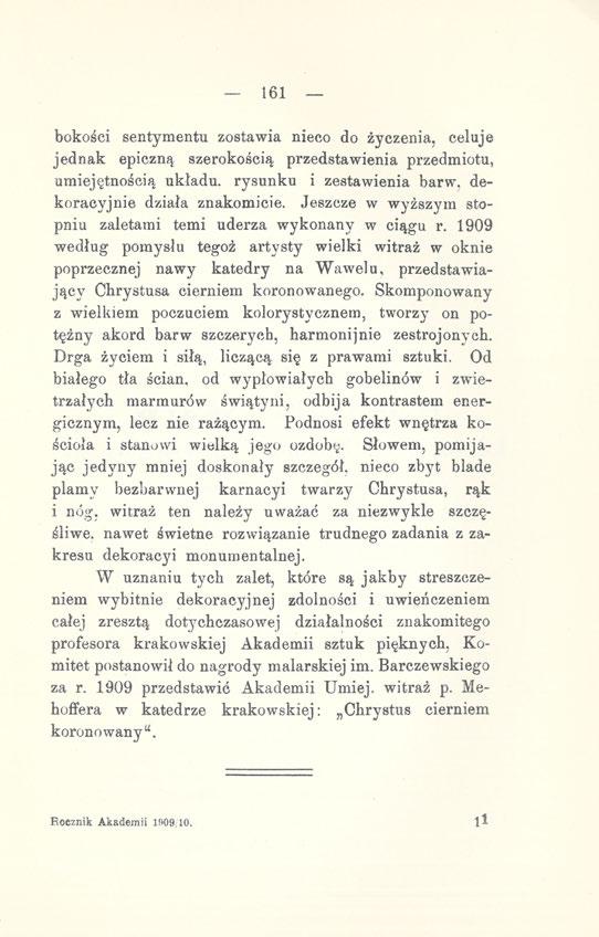 161 bokości sentymentu zostawia nieco do życzenia, celuje jednak epiczną szerokością przedstawienia przedmiotu, umiejętnością układu, rysunku i zestawienia barw. dekoracyjnie działa znakomicie.