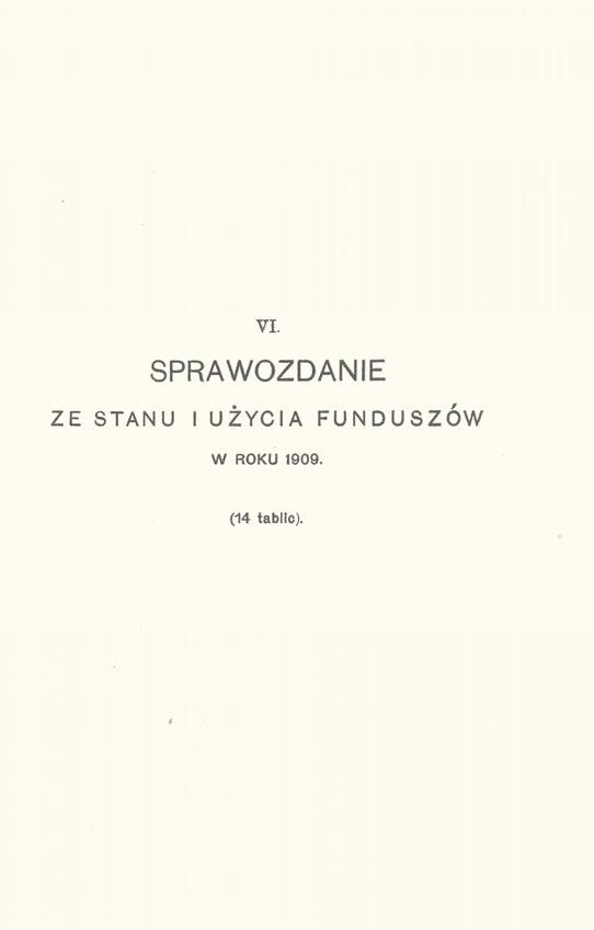 VI. SPRAWOZDANIE ZE STANU I UŻYCIA