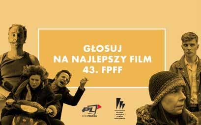 wersja na białe lub jasne tło C 0% M 0% Y 0% K 75% wersja na czarne lub ciemne tło C-10, M-100, Y-70, K-0 DZIŚ NA FESTIWALU KONKURS GŁÓWNY Zimna wojna 9:00 MK-3, 13:00 MK-2, Pewnego razu w