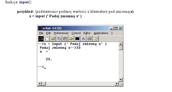 26 listopad 2012 Podstawowe operacje na macierzach, operacje we/wy Slajd 52 Operacje wejścia/wyjścia Podstawienie pod zmienną wartości wprowadzonej z