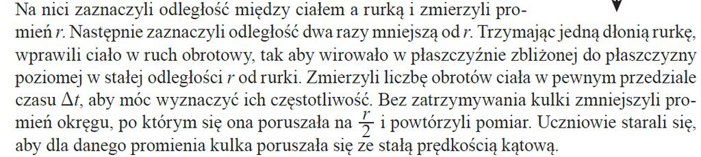 7 s. 182 zadanie 4.3. zadanie 4.4. dodano: Załóż jednorodny rozkład masy Ziemi.