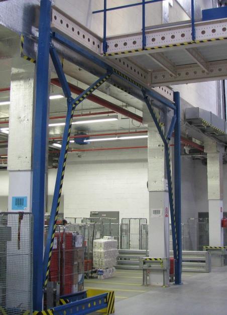 W sytuacji, gdy nie da się uniknąć zastosowania stężeń wewnątrz budynku, zalecane jest stężenie w postaci ramy