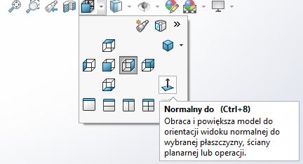 kontekstowym jak poprzednio. Kliknij Normalny do w standardowych widokach (ctrl 8).
