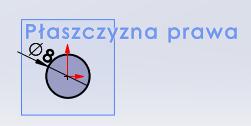 , zaznacz okrąg i wyciągnij go symetrycznie od Krok 5: Dodaj sfazowanie.
