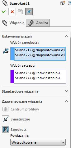 Krok 6: Ustal relację symetrii.