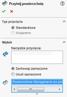 Ustawianie grubości Krok 1: Ustaw