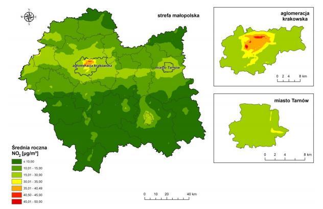 zawieszonego PM2,5 Mapa 4.