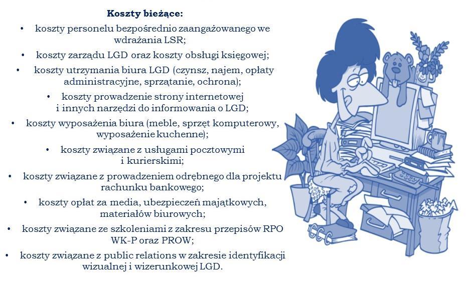 VI. KBiA VI.1. Zapisy ogólne Opisane poniżej Zasady udzielania wsparcia na KBiA uszczegółowiają reguły dotyczące przyznania, wypłacania i rozliczania dofinansowania na funkcjonowanie LGD.