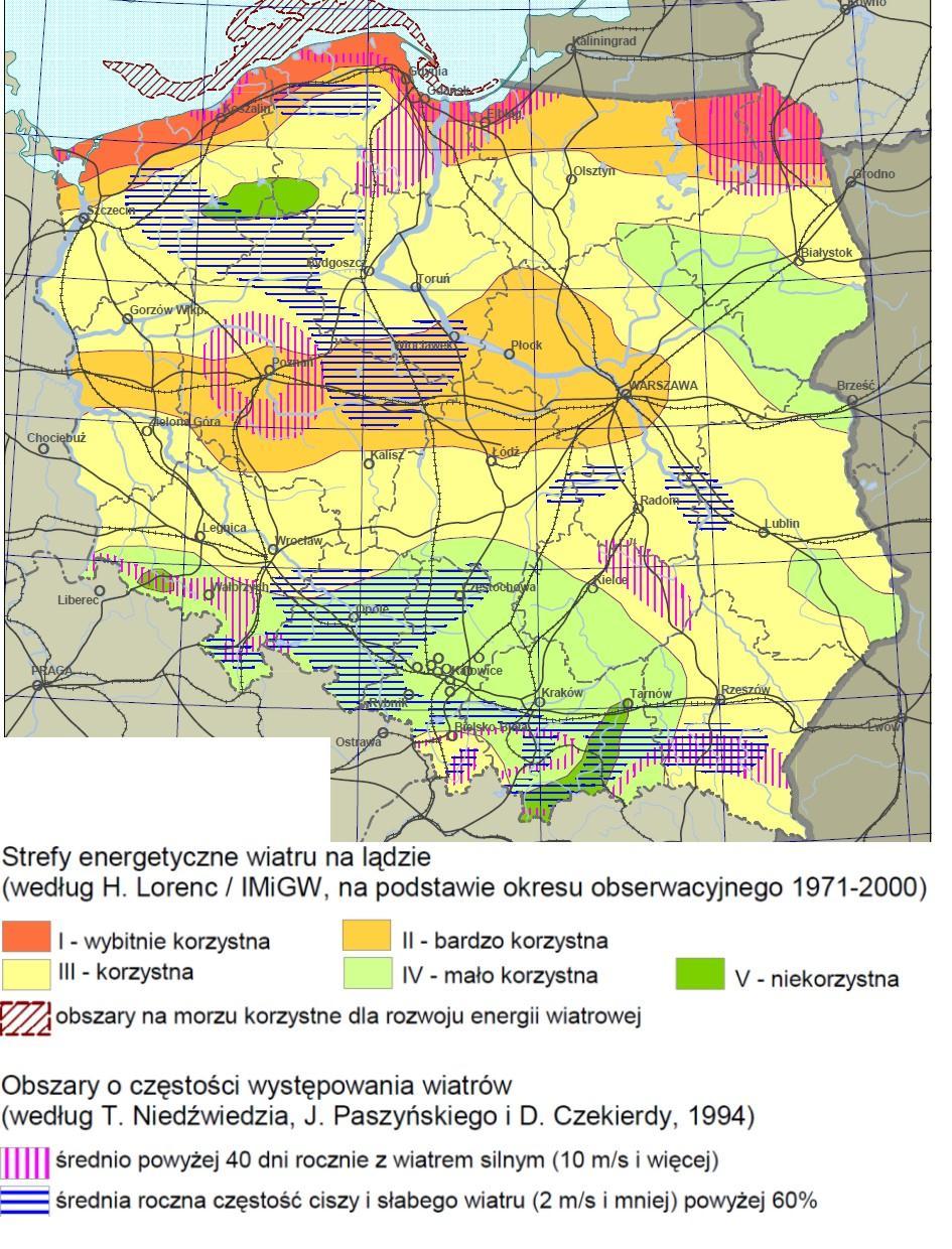 67 problemy z zakresu ochrony środowiska, zwłaszcza w aspekcie ochrony przyrody (głównie ptaków i nietoperzy), krajobrazu oraz emisji hałasu. Rys.