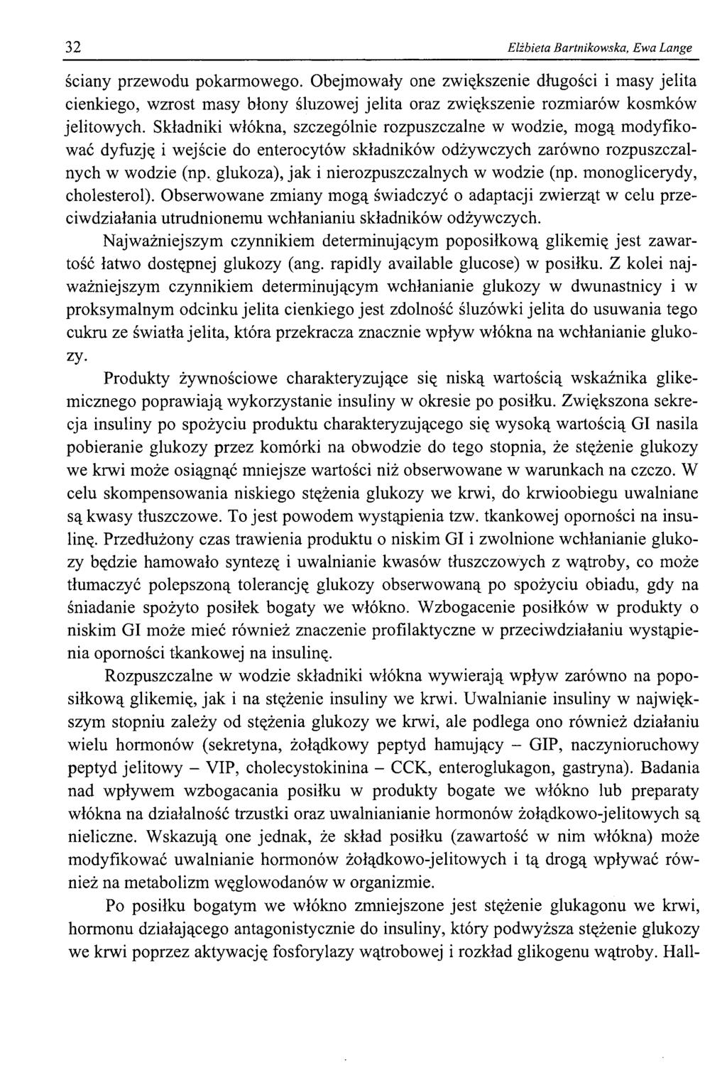 32 Elżbieta Bartnikowska, Ewa Lange ściany przewodu pokarmowego.