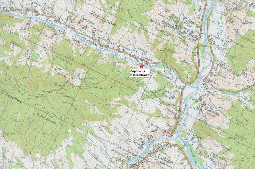 Tarliska Górnej Raby realizowany będzie w województwie małopolskim, powiecie myślenickim, gminach Pcim, Lubień oraz Tokarnia.