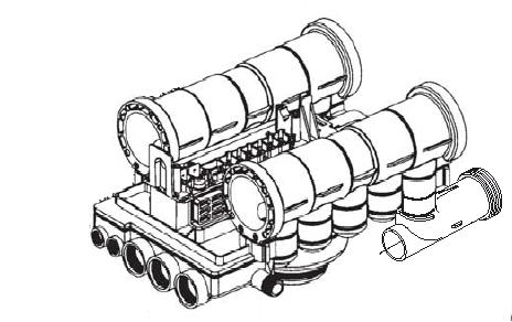 3.5. GŁOWICE SERIA 293/298 MAGNUM * E3007801 * E3007803 * E3007805 * E3007806 * E1048934 Magnum Cv valve body with cartridges, HWB/UWB, with Magnum Logix Single camshaft Magnum Cv valve body with