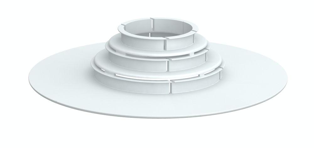 70501444 70501244 70501344 70374600 FX-Ceiling cover plate. Do otworów pod profile przedłużające i przewody w podwieszanych sufitach.