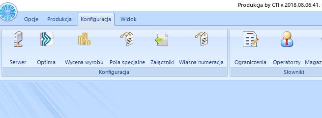 naciśnięciu na wybrany przez nas motyw wygląd programu zmieni się. Wygląd ten przypisany będzie do danego konta operatora, na który zalogowany jest operator.