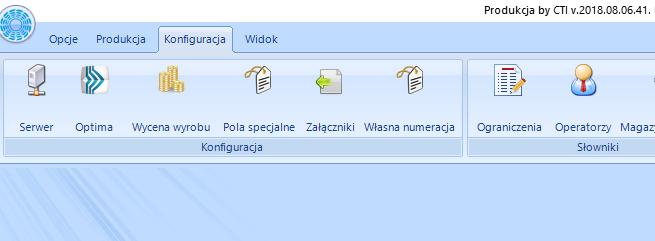 naciśnięciu na wybrany przez nas motyw wygląd programu zmieni się. Wygląd ten przypisany będzie do danego konta operatora, na który zalogowany jest operator.