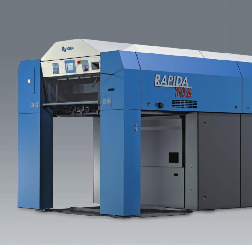 Wykładanie Wykładanie AirTronic dla wysokich prędkości produkcyjnych Wykładanie AirTronic maszyny KBA Rapida 106 zostało zaprojektowane specjalnie dla wysokich prędkości różnorodnych podłoży
