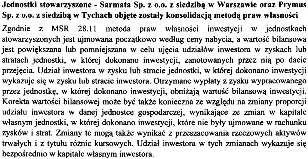Raoort uzuoelniaiacv ooinie z badania skonso/idowaneeo sorawozdania finansoweeo Gruov Kaoita³owei LUBA 