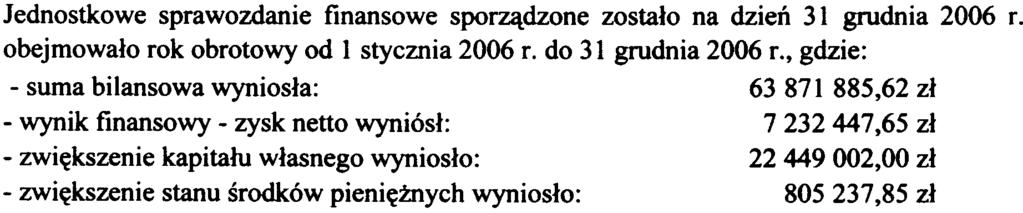 Zarz¹d Spó³ki jest jednoosobowy FunkcjêPrezesaZarz¹du Spó³kiw okresiebadanymdo dnia wydaniaopinii pe³nili: Zbigniew