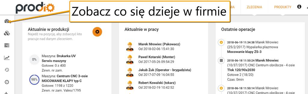 5. Zobacz zarejestrowane dane z