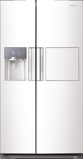 zamrażalnika 184l Twin Cooling Plus Kompresor Digital Inverter Dystrybutor wody Kostkarka ClearView Power Freeze Wieżowe oświetlenie LED Wewnętrzny filtr wody Alarm otwartych drzwi Wymiary: