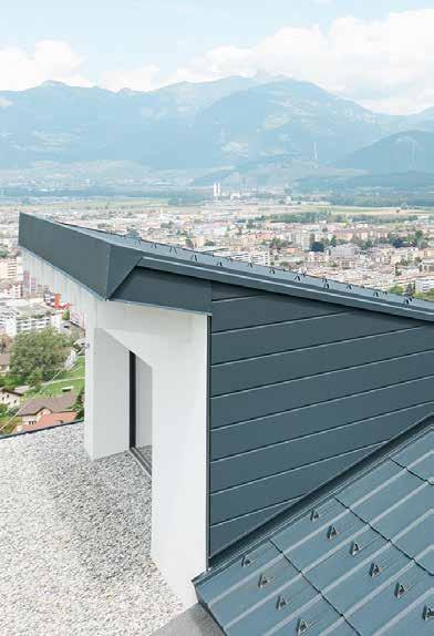 Dachówki klasyczne PREFA idealnie nadają się zarówno do dachów nowych, jak i dachów remontowanych.