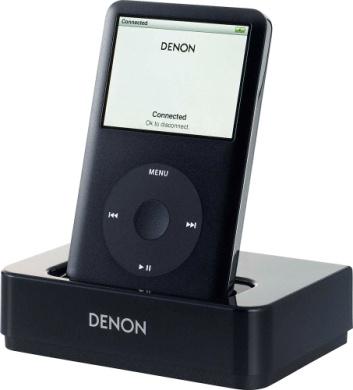 wejście USB dla pamięci przenośnych, dysków twardych i przenośnych odtwarzaczy MP3/WMA złącze stacji dokującej dla odtwarzacza ipod i sieci (z opcjonalną stacją dokującą DENON) dwuwierszowy, czytelny