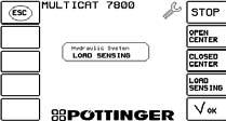 system hydrauliczny " loading sensing" T5 zapisywanie danych T3 Ustawienie iloúci obrotûw rotora spulchniacza -