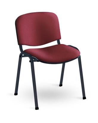 A10.KRZESŁO stelaż wykonany z profilu stalowego o przekroju płasko-owalnym (wymiary przekroju 30x15x1,5 mm) na czterech nogach z poprzeczkami z rury stalowej fi 18x1,5 mm, malowany proszkowo w