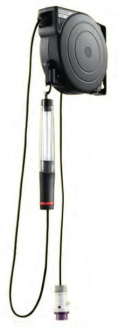 230F 450 Lampa fluorescencyjna przenośna 24V ze zwijaczem Lampa fluorescencyjna przenośna 230V ze zwijaczem Trwałość, moc oświetlenia. Niski pobór mocy: 11 W. Świetlówka fluorescencyjna 11 W.