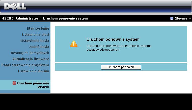 UWAGA: Alarm e-mail jest przeznaczony do działania ze standardowym serwerem SMTP,