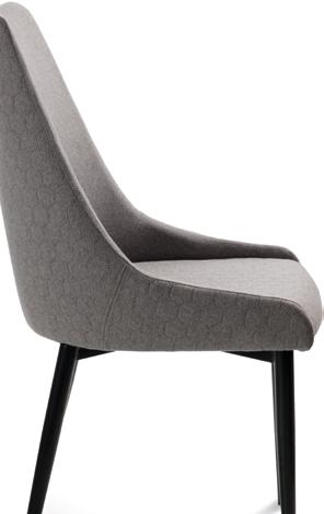 -55 cm Olivier krzesło tapicerowane, tkanina kolory: