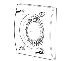 Ceiling installation In order to guarantee the IPX4 degree of protection against moisture in case of ceiling installation, use the appropriate