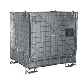 Inside there are belts supporting consecutive product layers which protects filler from damage caused by its own weight.