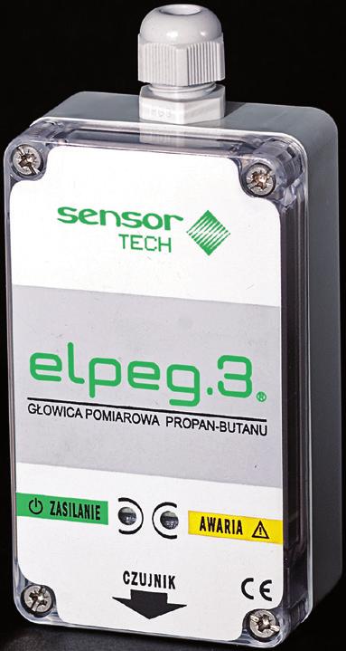 TURBOPROG/ESPROG, ułatwiającym przeprowadzanie m.in. przeglądów okresowych detektora. Parametry techniczne Widok ogólny detektora ELPEG.3.