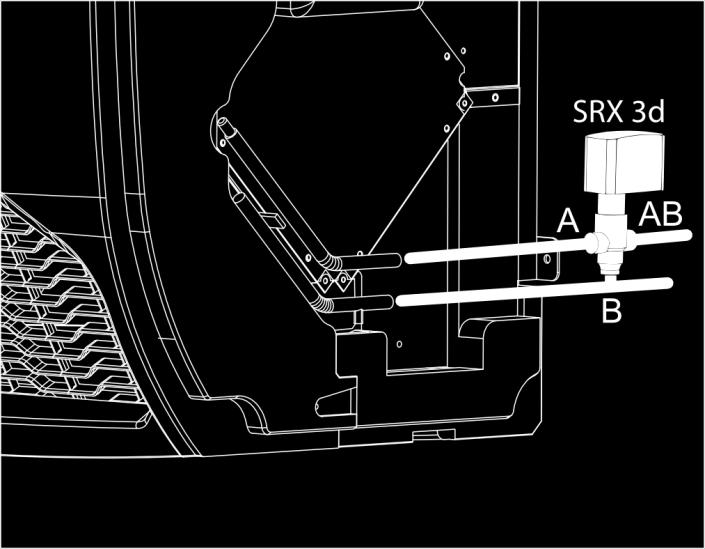 For this purpose it is best to use shut-off valves just by the device.