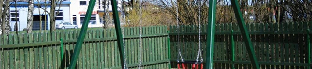 Materiały: konstrukcja nośna: rura stalowa ocynkowana Ø76,1 mm w kolorze szarym, wraz z mechanizmem obrotowym konstrukcja siedzisk: rury stalowe ocynkowane Ø60,3 mm w kolorze szarym