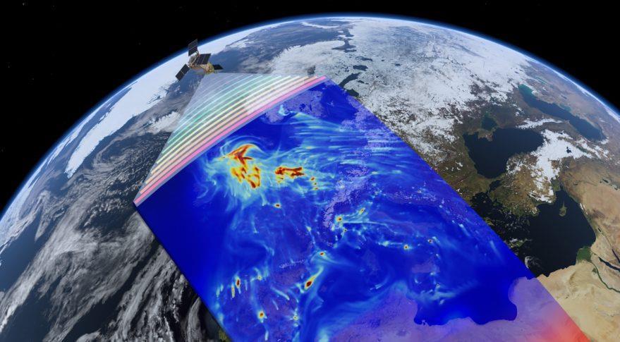 Sentinel-5 Precursor, the most recent Copericus satellite to launch, monitors Earth's atmosphere, detecting