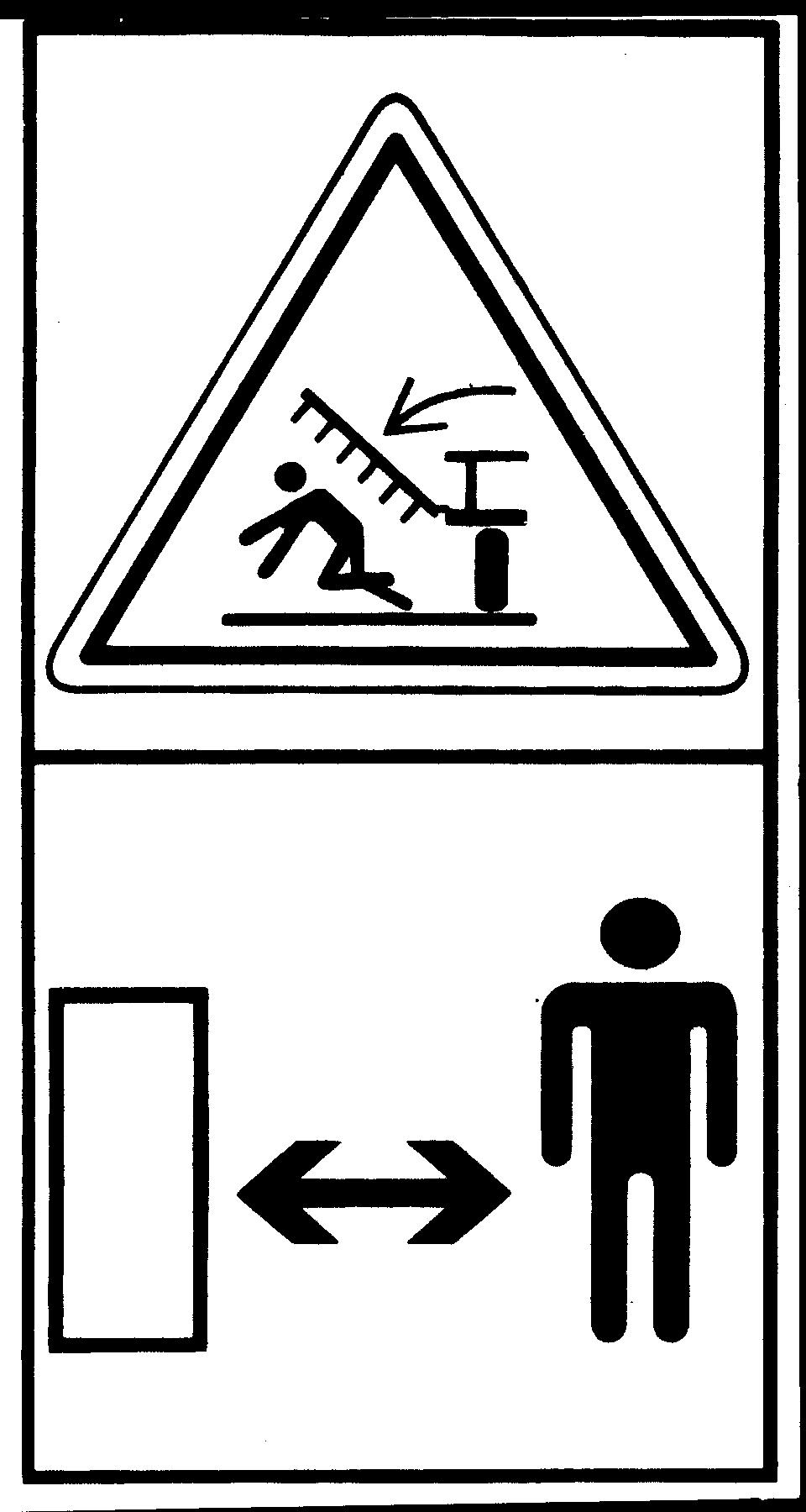 Znaki i napisy zgubione lub nieczytelne powinny być zastąpione nowymi. Tabela 1. Znaki informacyjno-ostrzegawcze.