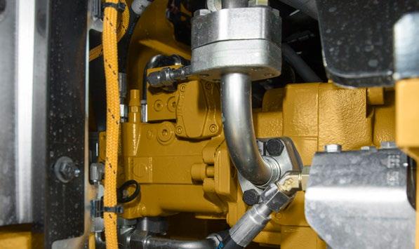 Hydraulika Szybkość, precyzja, wszechstronność Jeśli chcesz szybko przemieszczać materiał, potrzebujesz wydajnego układu hydraulicznego takiego jak w modelach serii F.