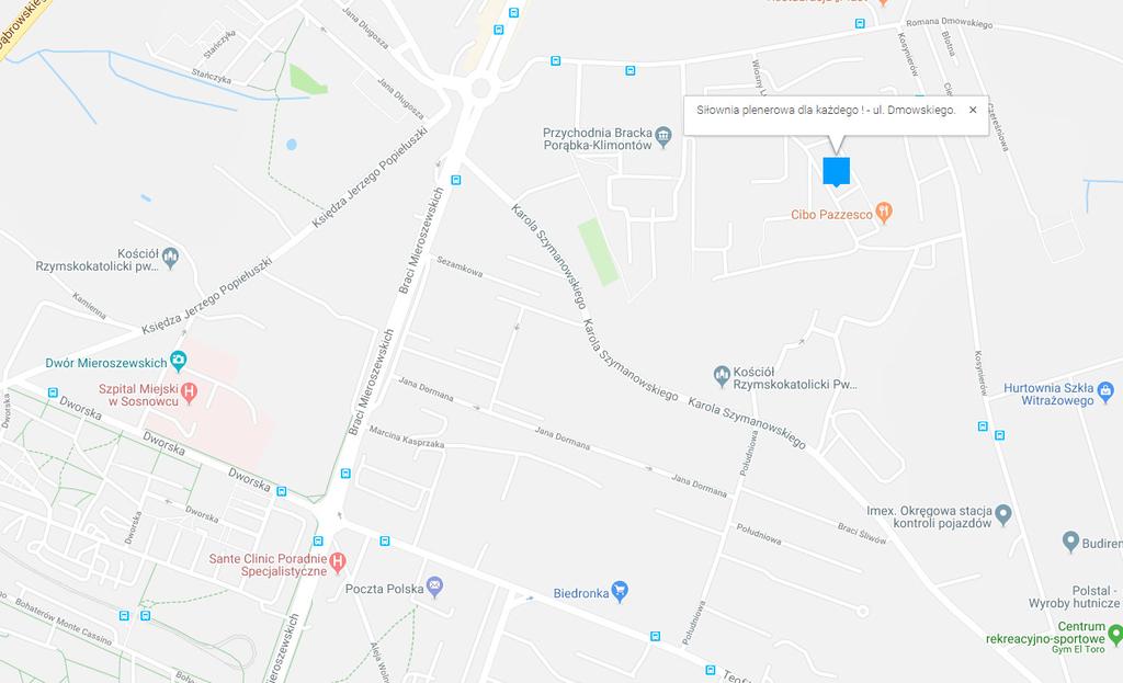Siłownia plenerowa dla