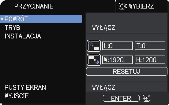 Obsługa projektora 3.