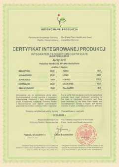 IP dobrowolny system produkcji żywności, podlegający rejestracji i czynnościom kontrolnym